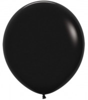 Шар (30''/76 см) Черный (080), пастель, 20 шт.