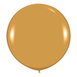 Шар (36''/91 см) Золото яркое (570), металлик, 10 шт.