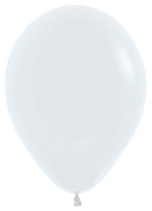 Шар (12''/30 см) Белый (005), пастель, 100 шт.