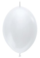 Линколун (12''/30 см) Белый (405), перламутр, 100 шт.