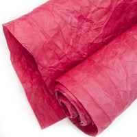 Упаковочная жатая бумага (0,7*5 м) Эколюкс, Бордовый, 1 шт.