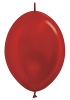 Линколун (12''/30 см) Красный (515), металлик, 100 шт.