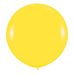 Шар (36''/91 см) Желтый (020), пастель, 10 шт.