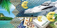 Конверты для денег, Яхта (евро), 10 шт