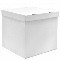 Коробка для воздушных шаров, Белый, 70*70*70 см, 1 шт.