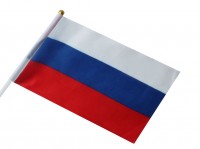 Флаг Россия, 15 х 20 см, 10 шт