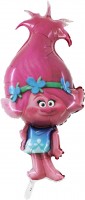 Шар (36''/91 см) Фигура, Тролль Розочка, 1 шт.