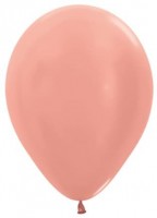 Шар (12''/30 см) Розовое золото (568), металлик, 100 шт.