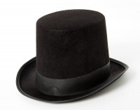 Шляпа Цилиндр, Черный