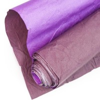 Упаковочная жатая бумага (0,7*5 м) ДекоЛюкс, Фиолетовый/Сиреневый, 1 шт.