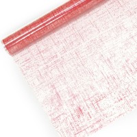 Упаковочная пленка (0,7*8 м) Джут, Красный, 1 шт.