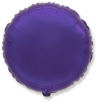 Шар (9''/23 см) Мини-круг, Фиолетовый, 1 шт.
