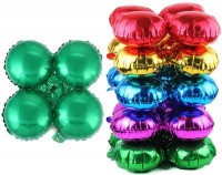 Связка шаров для арки (21''/53 см) Круг, Зеленый, 1 шт.