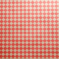 Упаковочная бумага Крафт 78гр (0,7 х 8,5 м) Ромбы, Красный, 1 шт