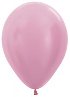 Шар (12''/30 см) Розовый (409), перламутр, 100 шт.