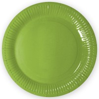 Тарелки (9''/23 см) Зеленый, 6 шт.