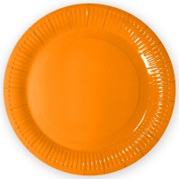 Тарелки (7''/18 см) Оранжевый, 6 шт.