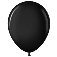 Шар (5''/13 см) Черный (299), пастель, 100 шт.
