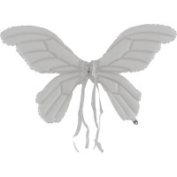 Шар-Крылья (36''/91 см) , Бабочка, Белый, 1 шт.