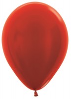 Шар (12''/30 см) Красный (515), металлик, 100 шт.