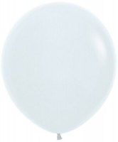 Шар (30''/76 см) Белый (005), пастель, 4 шт.