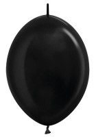 Линколун (12''/30 см) Черный (580), металлик, 100 шт.