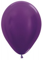 Шар (12''/30 см) Фиолетовый (551), металлик, 100 шт.