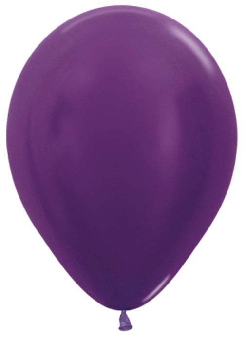 Шар (12''/30 см) Фиолетовый (551), металлик, 100 шт.