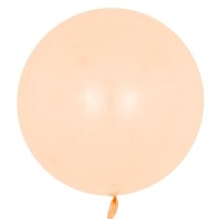 Шар (18''/46 см) Сфера 3D, Deco Bubble, Оранжевый, Кристалл, 10 шт.