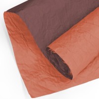 Упаковочная бумага (0,7*5 м) Эколюкс, Красный/Черный, 1 шт.