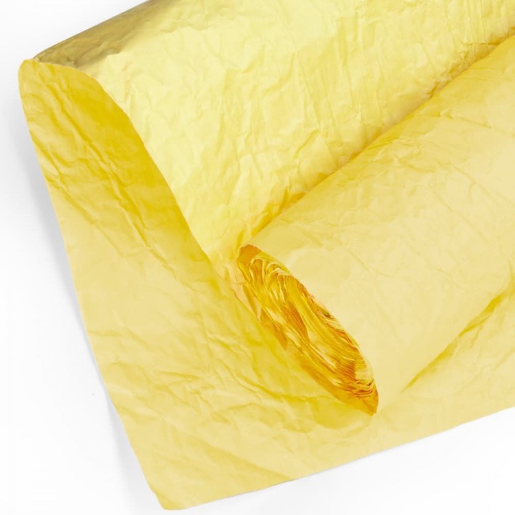 Упаковочная бумага (0,7*5 м) Эколюкс, Желтый, 1 шт.
