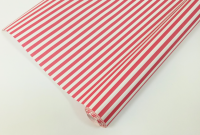 Упаковочная бумага Крафт 70гр (0,5 х 10 м) Полосы, Красный/Белый, 1 шт