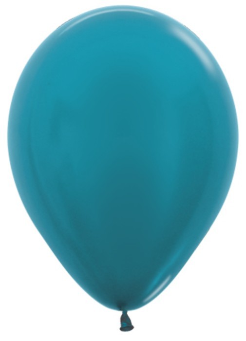 Шар (5''/13 см) Карибский голубой (538), металлик, 100 шт.