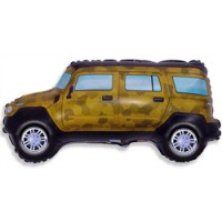 Шар (33''/84 см) Фигура, Внедорожник, Военный, 1 шт.