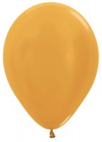 Шар (12''/30 см) Золото (569), металлик, 100 шт.