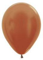 Шар (12''/30 см) Медный (573), металлик, 12 шт.