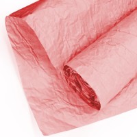 Упаковочная бумага (0,7*5 м) Эколюкс, Коралловый, 1 шт.