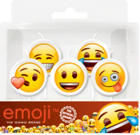 Свечи Смайл, Emoji, 5 шт