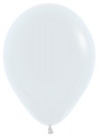 Шар (12''/30 см) Белый (005), пастель, 100 шт.
