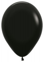 Шар (10''/25 см) Черный (080), пастель, 100 шт.