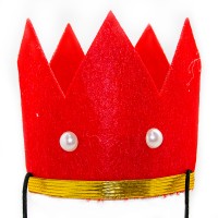 Красная корона, фетр