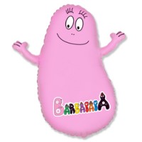 Шар (29''/74 см) Фигура, Барбапапа, Розовый, 1 шт.