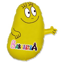 Шар (27''/69 см) Фигура, Барбидур, Желтый, 1 шт.