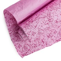 Упаковочная жатая бумага (0,7*5 м) Темпораль, Розовый, 1 шт.