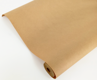Упаковочная бумага Крафт 70гр (0,7 х 10 м) Однотонный, без покраски, 1 шт