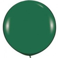 Шар (36''/91 см) Зеленый (030), пастель, 10 шт.