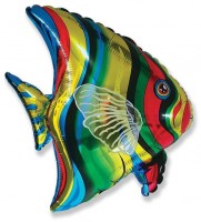 Шар (26''/66 см) Фигура, Тропическая рыбка, 1 шт.