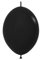 Линколун (12''/30 см) Черный (080), пастель, 100 шт.