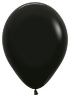 Шар (12''/30 см) Черный (080), пастель, 100 шт.