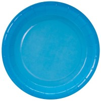 Тарелки (7''/18 см) Голубой, Градиент, 6 шт.